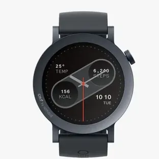 AMOLED Smartwatch with Sport Band, Black, view 2