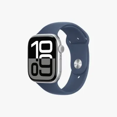 AMOLED Smartwatch with Sport Band, Blue